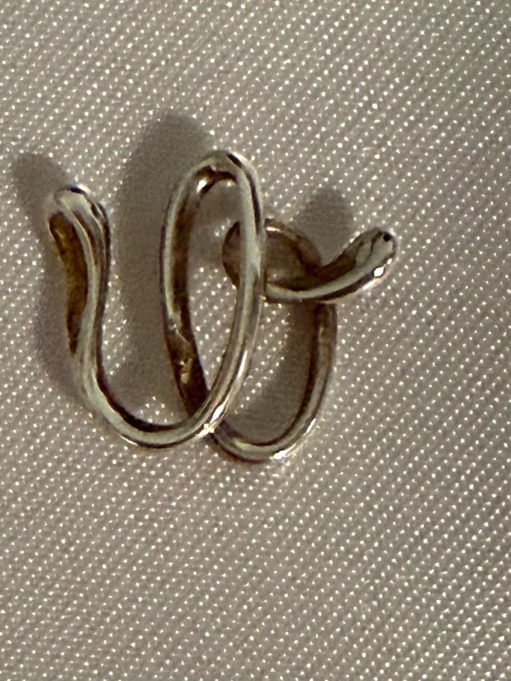 Tiffany&CO Rare and Vintage .925 sterling “Elsa Peretti” initial charm “W”.